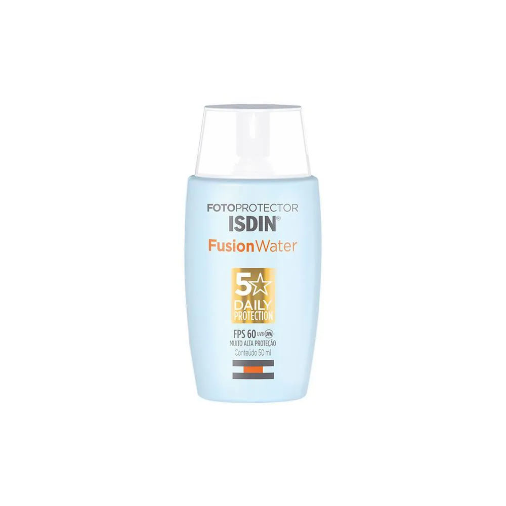 ISDIN FUSION WATER 5 STARS PROTETOR SOLAR FACIAL FPS 60 50ML