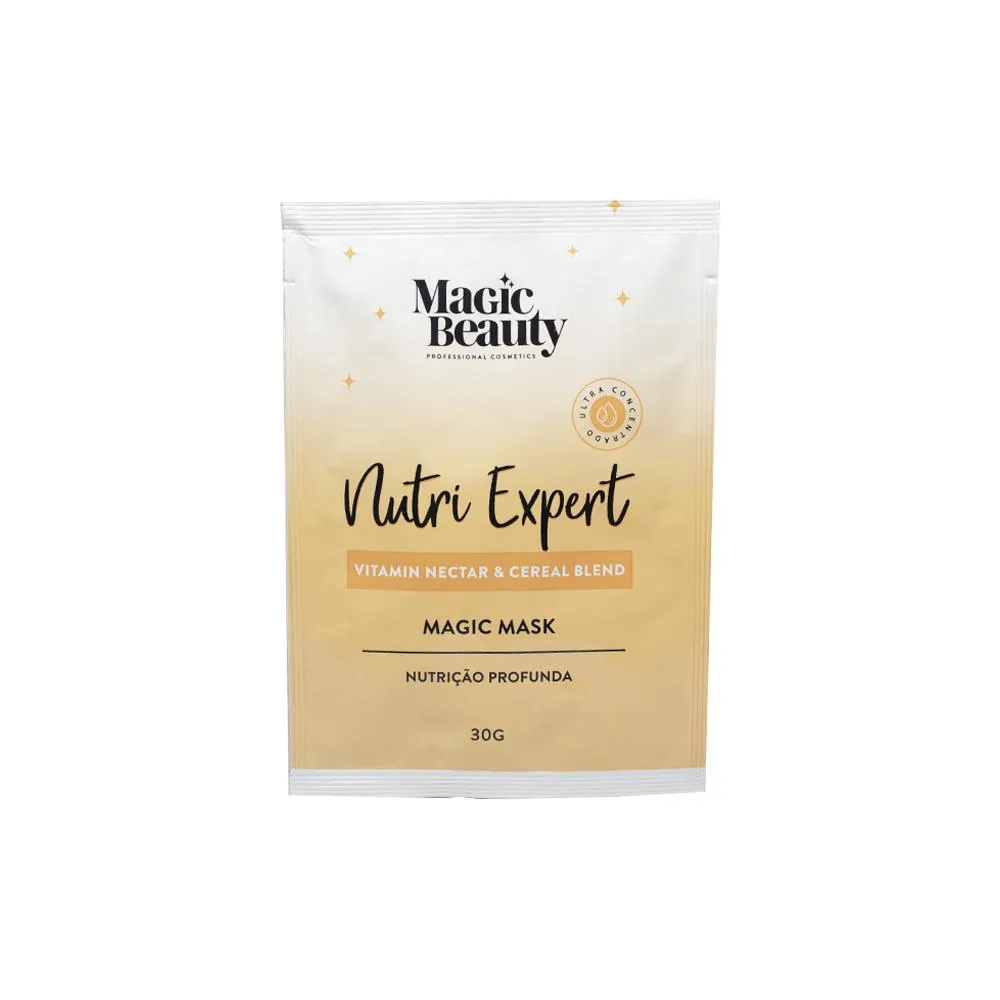 MAGIC BEAUTY NUTRI EXPERT VITAMIN NECTAR SACHê MáSCARA 30G