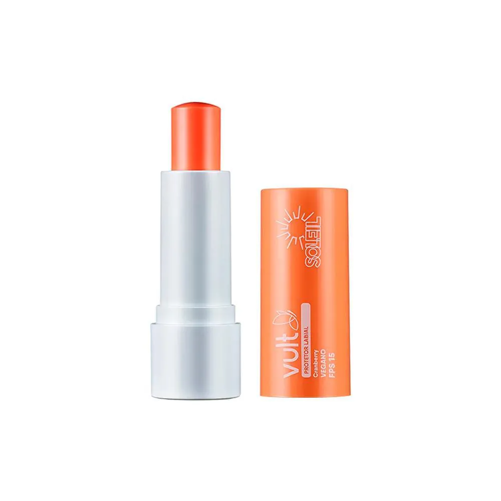 VULT SOLEIL FPS 15 CRANBERRY LIP BALM HIDRATANTE 3,6G