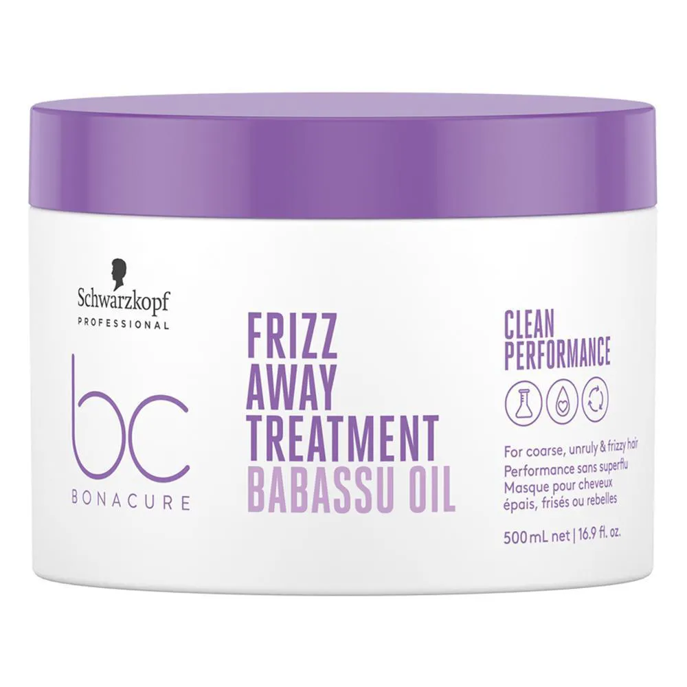 Máscara de Cabelo Antifrizz Schwarzkopf Professional BC Bonacure Frizz Away Treatment Babassu Oil 500ml