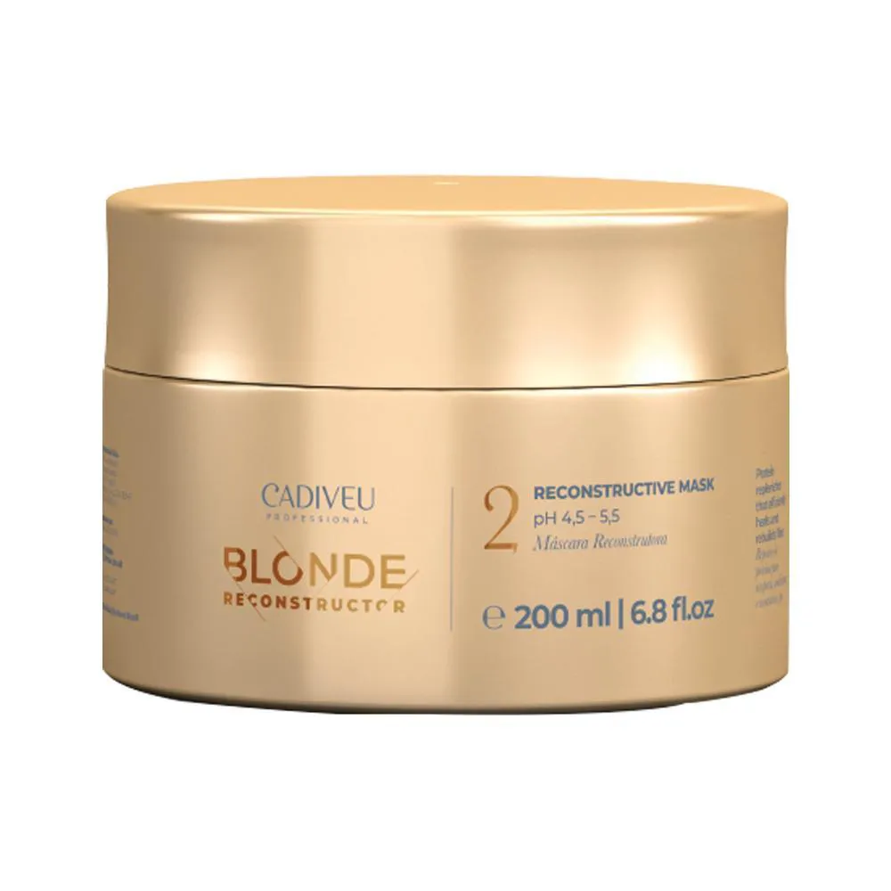 CADIVEU BLONDE RECONSTRUCTOR RECONSTRUCTIVE MáSCARA 200ML