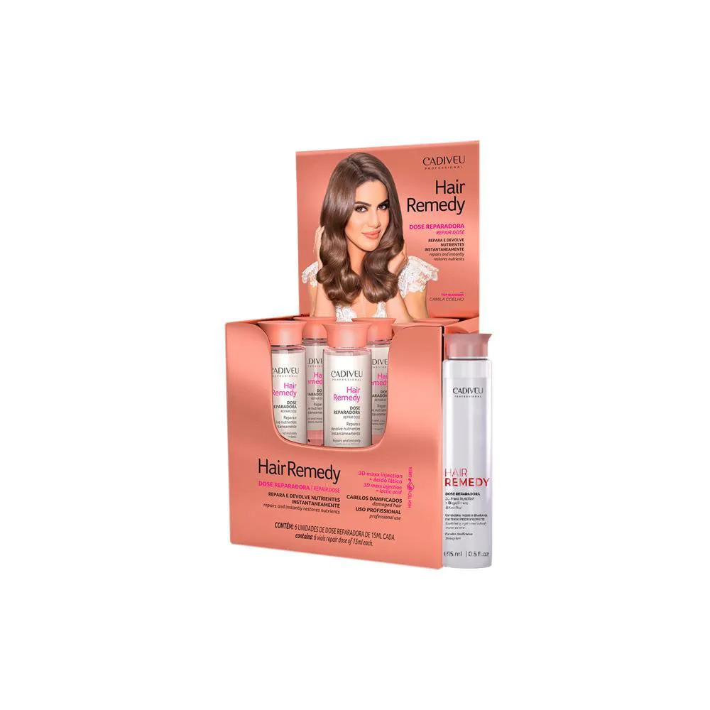 CADIVEU HAIR REMEDY DOSE REPAR AMPOLA 6X15ML