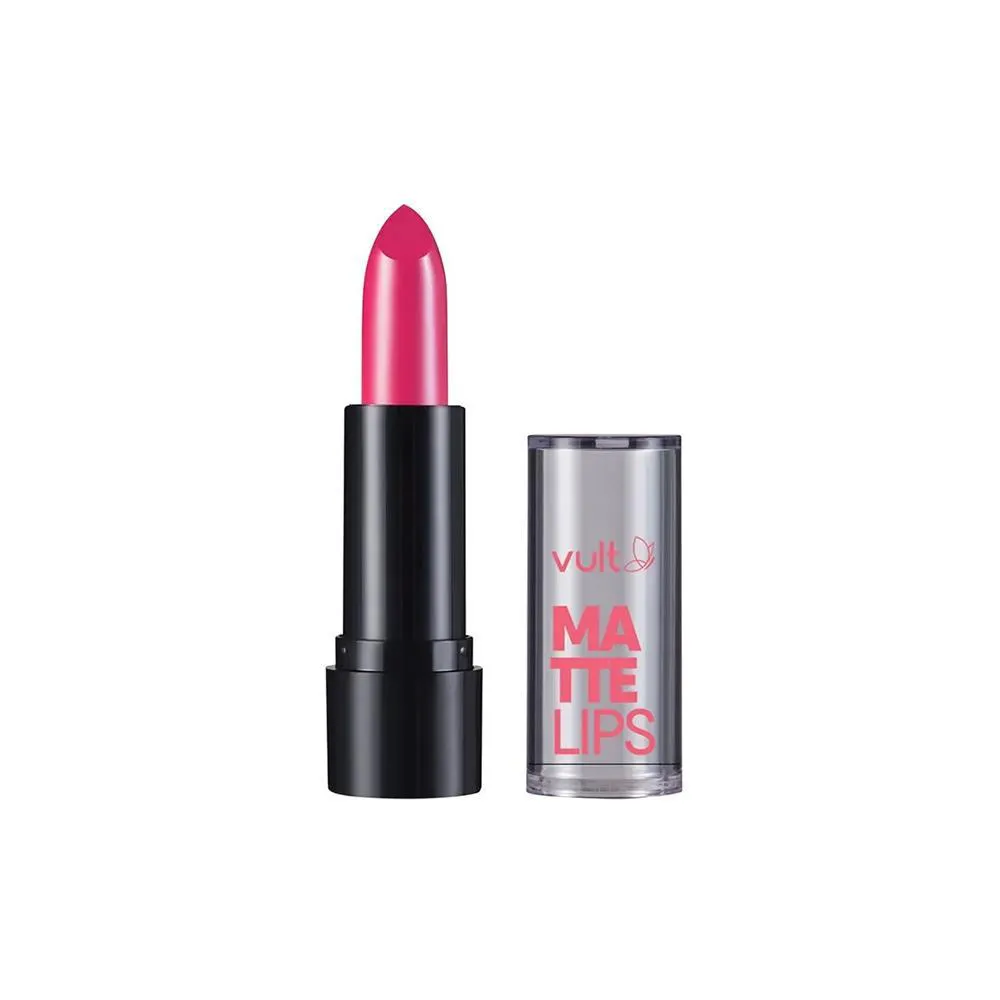 Batom Mate Cremoso Vult Hidra Lips 07 Rosa Fucsia 3,8g