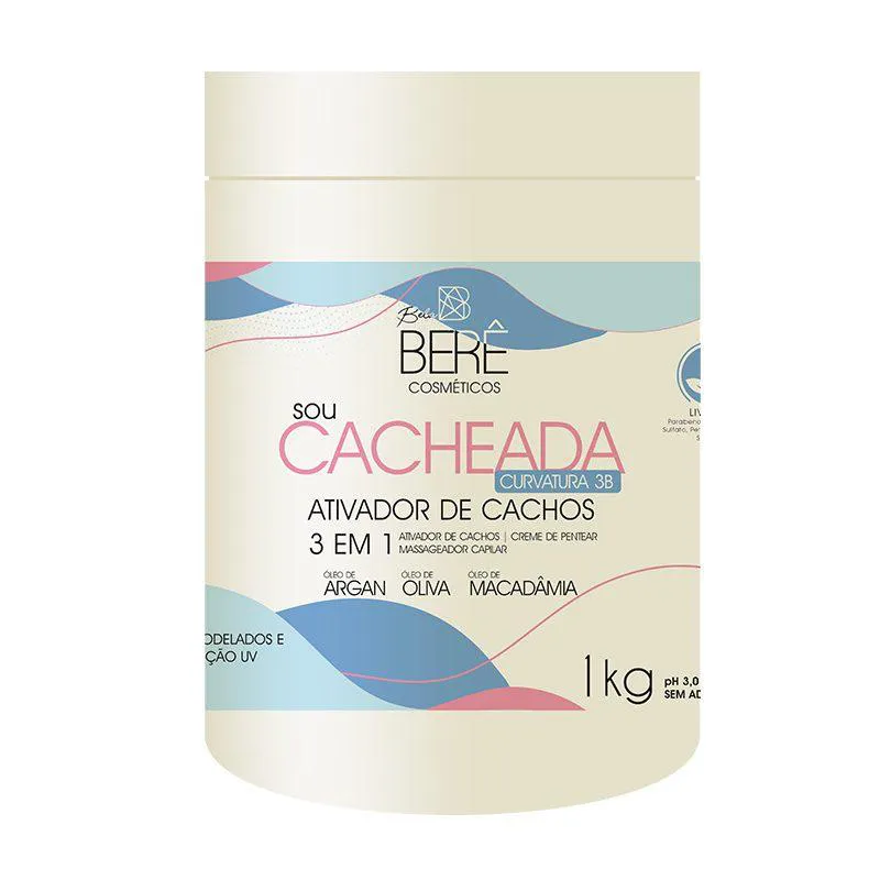 ATIVADOR DE CACHOS SOU CACHEADA CURVATURA 3B 1KG - BELA BERê