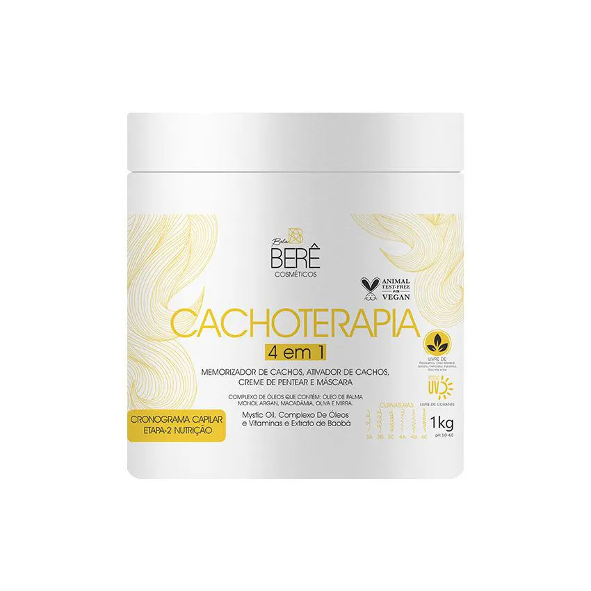 BELA BERê CACHOTERAPIA CRONOGRAMA CAPILAR ETAPA 2 NUTRIçãO