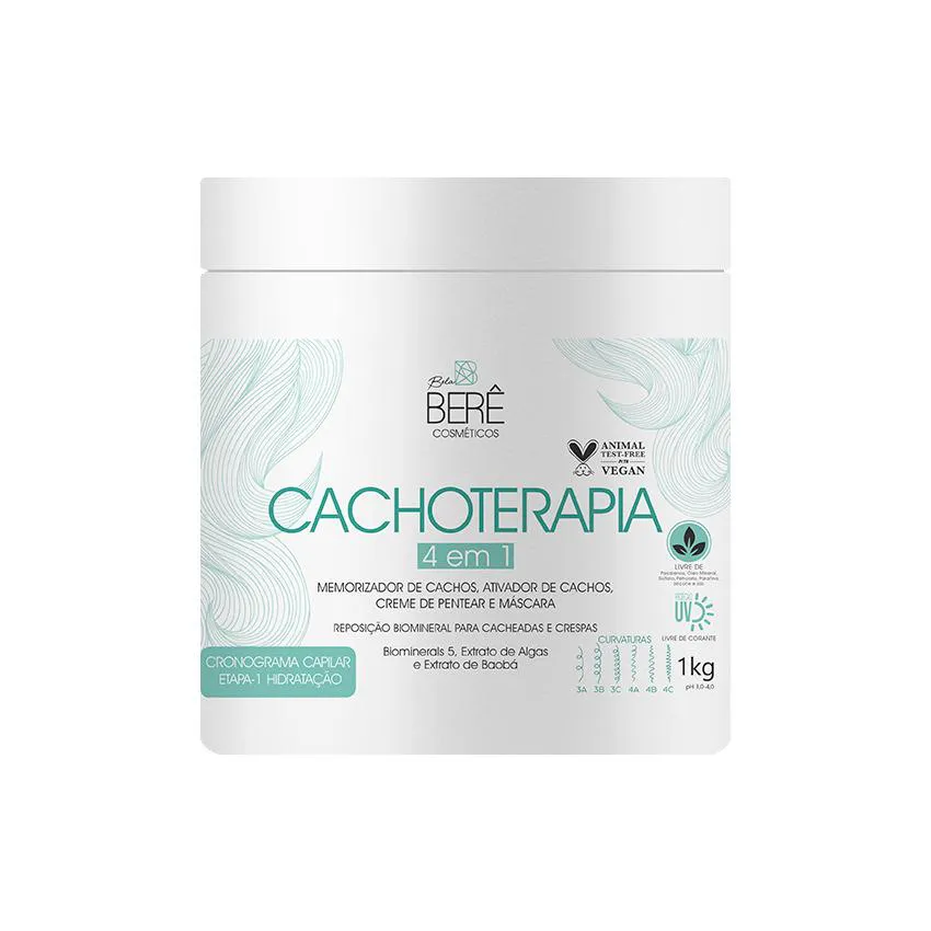 BELA BERê CACHOTERAPIA CRONOGRAMA CAPILAR ETAPA 1 HIDRATAçãO