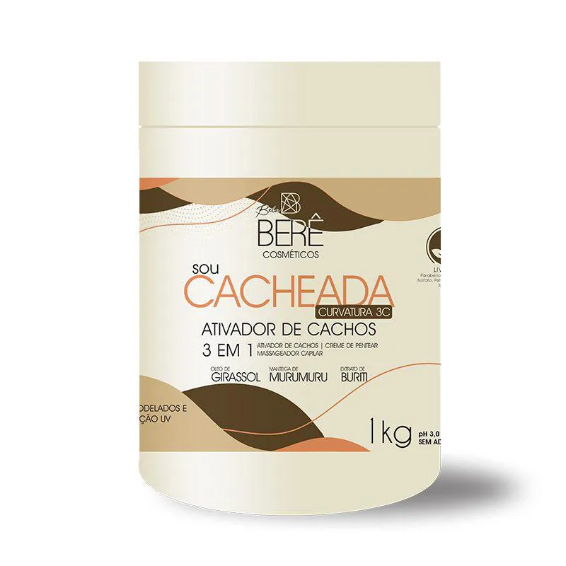 ATIVADOR DE CACHOS SOU CACHEADA CURVATURA 3C 1KG - BELA BERê