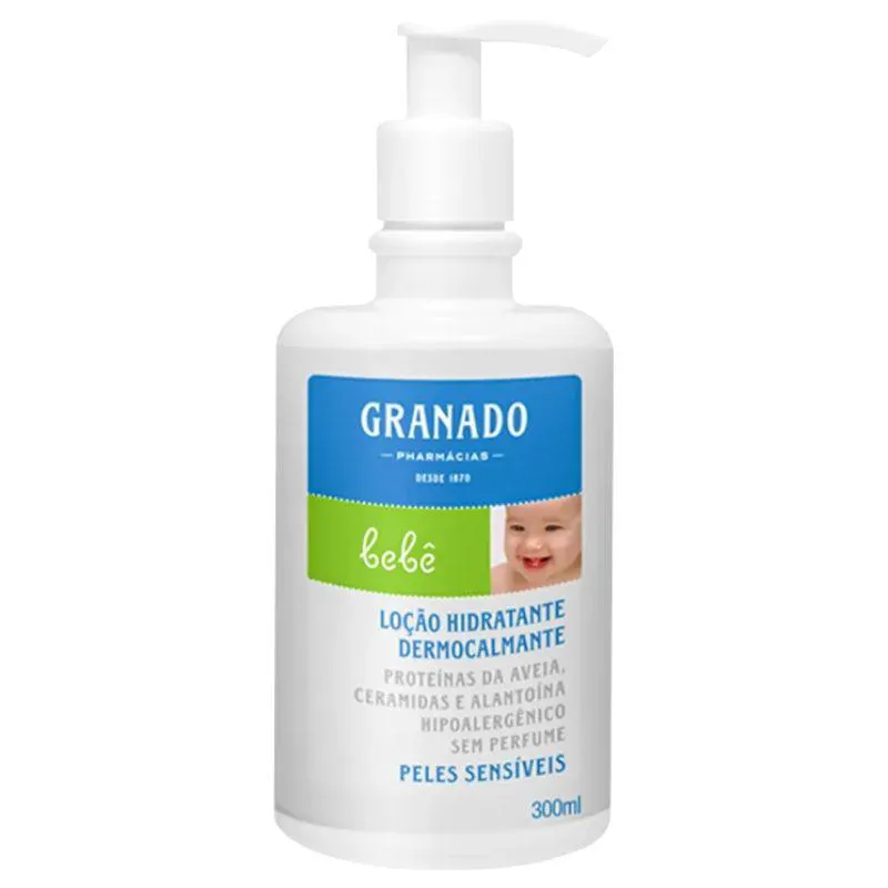 LOçãO HIDRATANTE DERMOCALMANTE BEBê PELE SENSíVEL 300 ML '