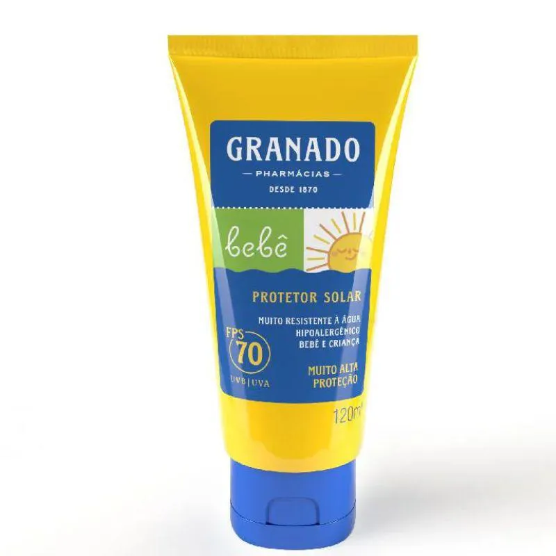 PROTETOR SOLAR BEBê FPS 70 120 ML - GRANADO