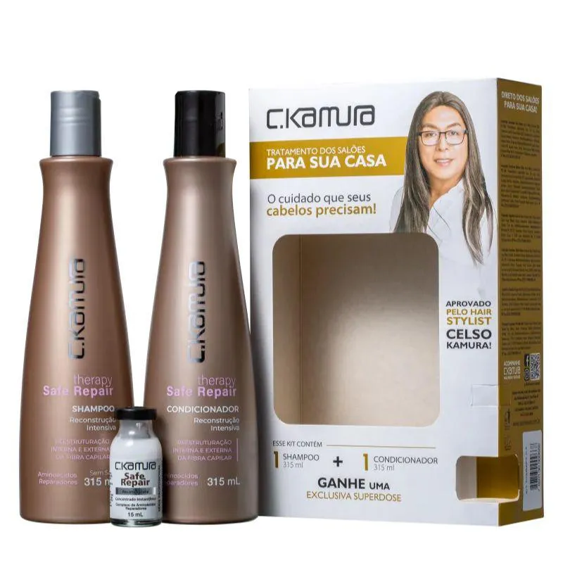 KIT C.KAMURA THERAPY SAFE REPAIR (3 ITENS) '
