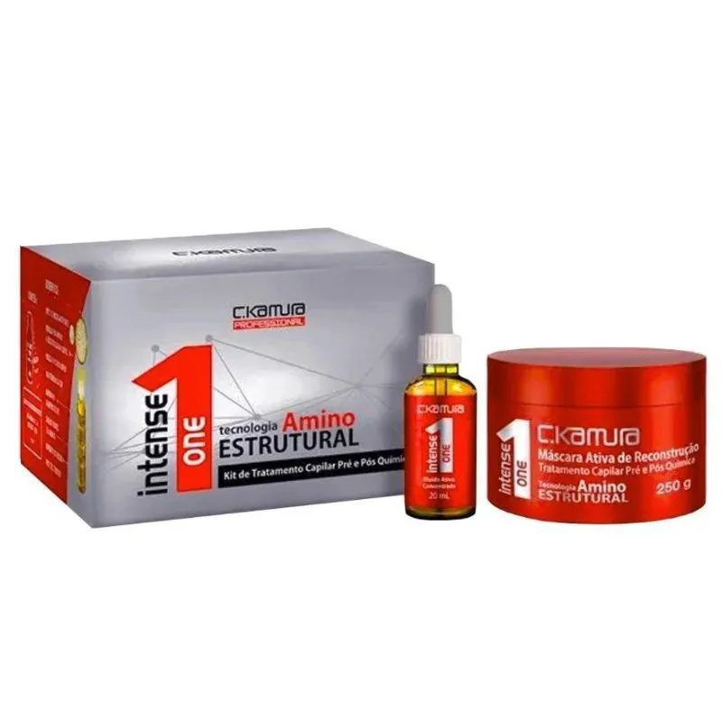 KIT CAPILAR PRé E PóS QUIMICA INTENSE ONE - C.KAMURA