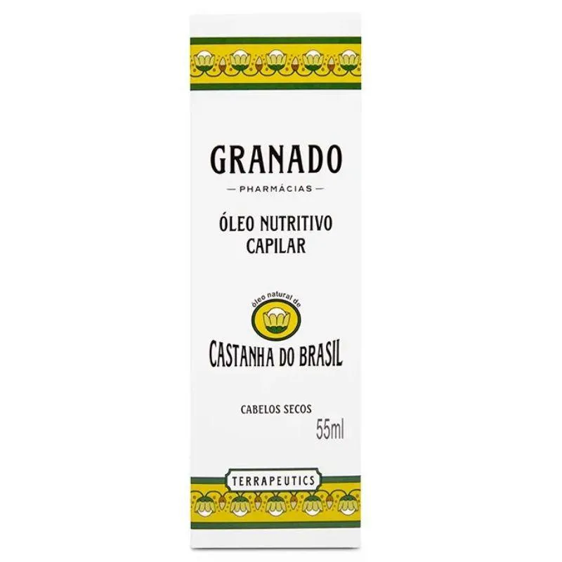 ÓLEO TERRAPEUTICS NUTRITIVO CAPILAR CASTANHA DO BRASIL 55ML - GRANADO