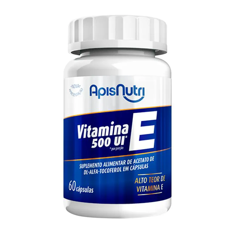 SUPLEMENTO DE VITAMINA E 280MG 60 CáPS - APISNUTRI