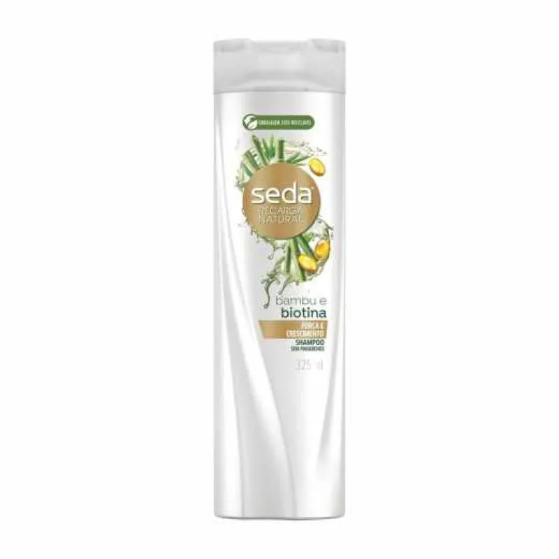 SHAMPOO SEDA RECARGA NATURAL BAMBU + BIOTINA 325ML