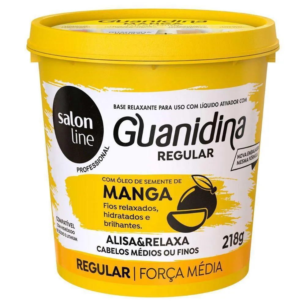 SALON LINE CREME ALISANTE GUANIDINA SEMENTE DE MANGA 218G