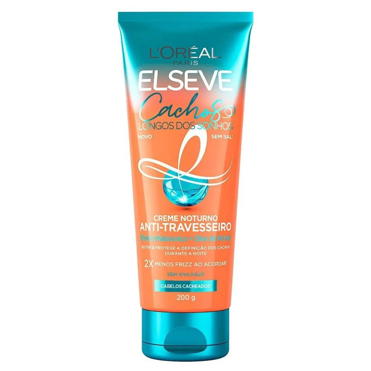 ELSEVE CACHOS LONGOS DOS SONHOS CREME NOTURNO - 200ML