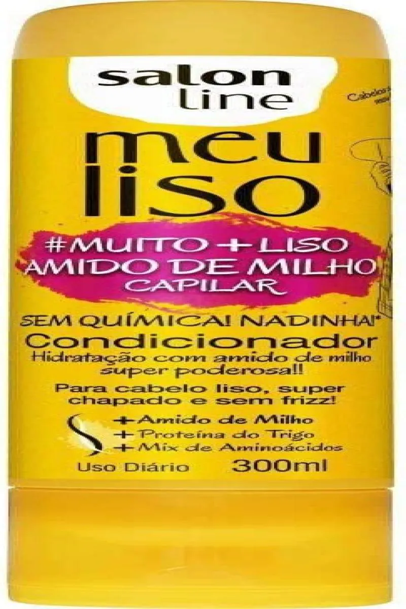 CONDICIONADOR SALON LINE MEU LISO MUITO+ LISO COM 300ML