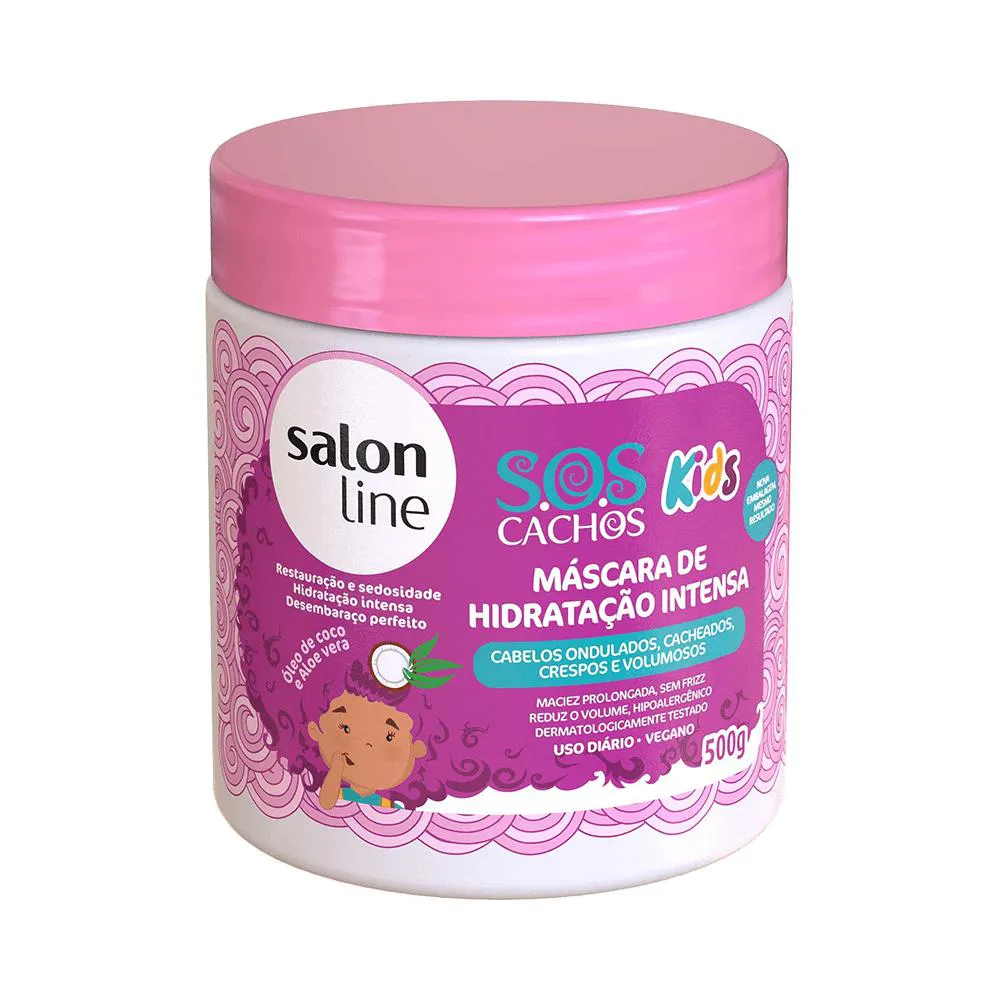 MáSCARA SALON LINE SOS CACHOS KIDS 500G