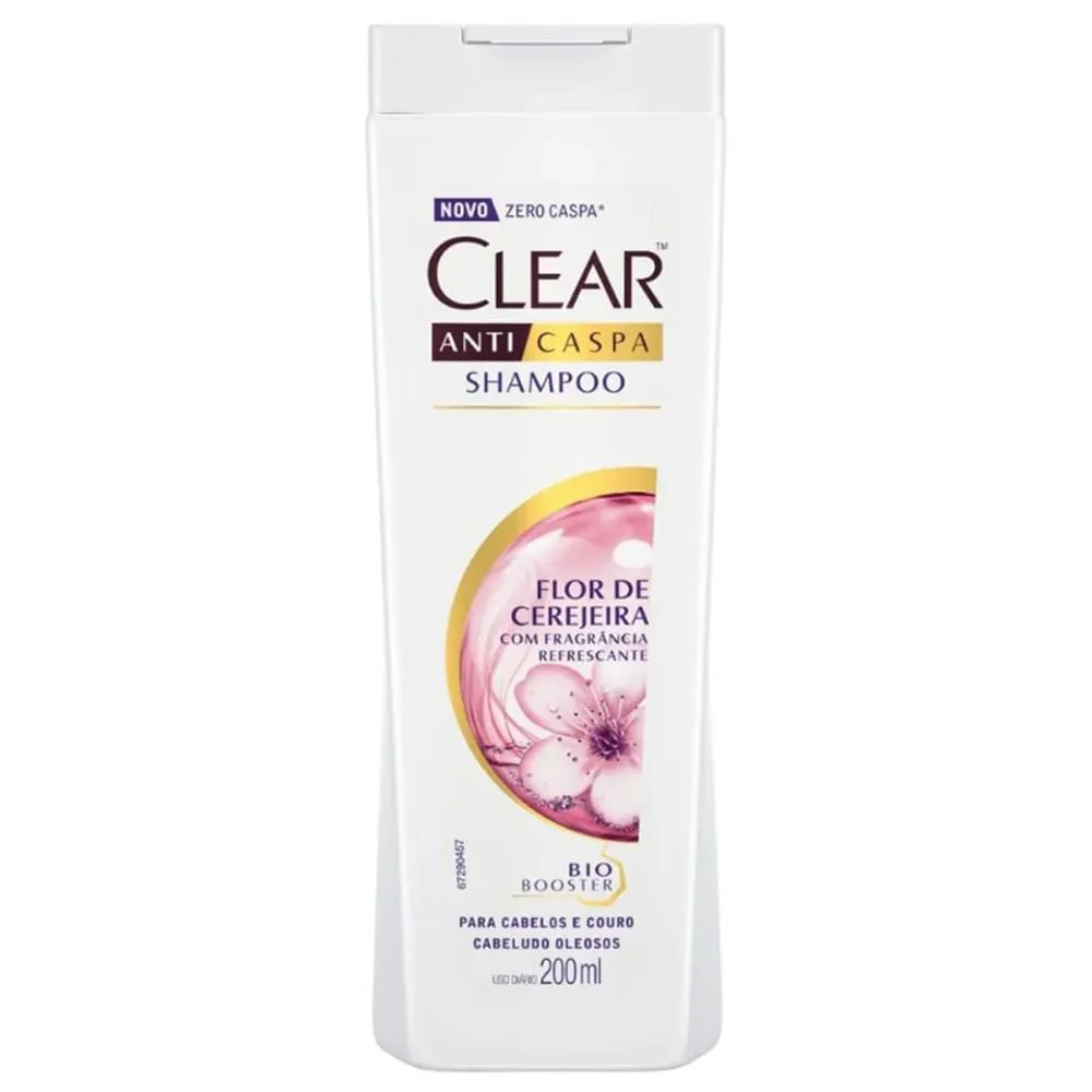 SHAMPOO ANTICASPA CLEAR WOMEN FLOR DE CEREJEIRA 200ML