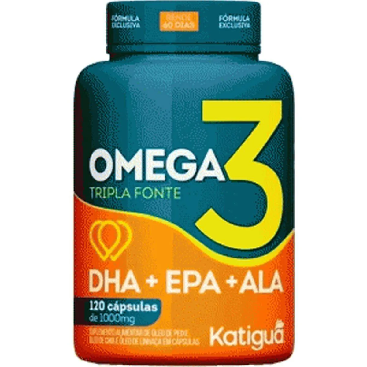 ÔMEGA 3 TRIPLA FONTE - 120 CáPSULAS – KATIGUá