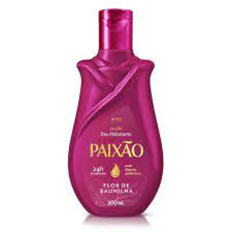 LOçãO HIDRATANTE PAIXãO FLOR DE BAUNILHA COM AçãO DESODORANTE 200ML