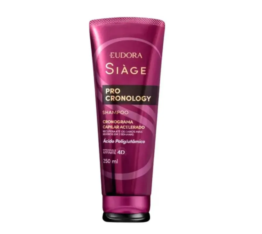Shampoo Vegano Anticaspa Eudora Siàge Pro Cronology 250ml