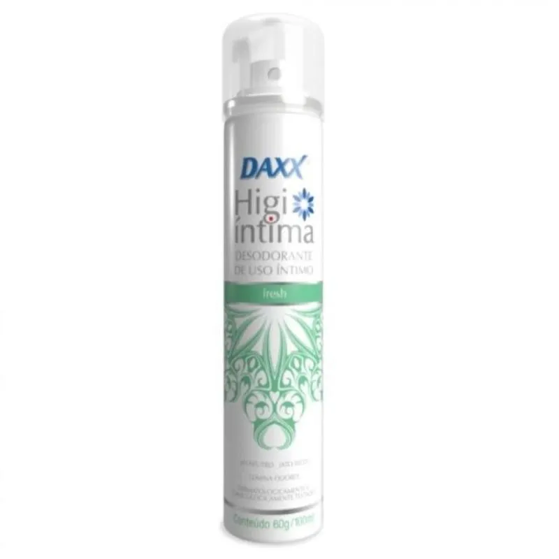 Desodorante Antitranspirante Aerosol Daxx Higi Íntima Fresh Feminino 100ml