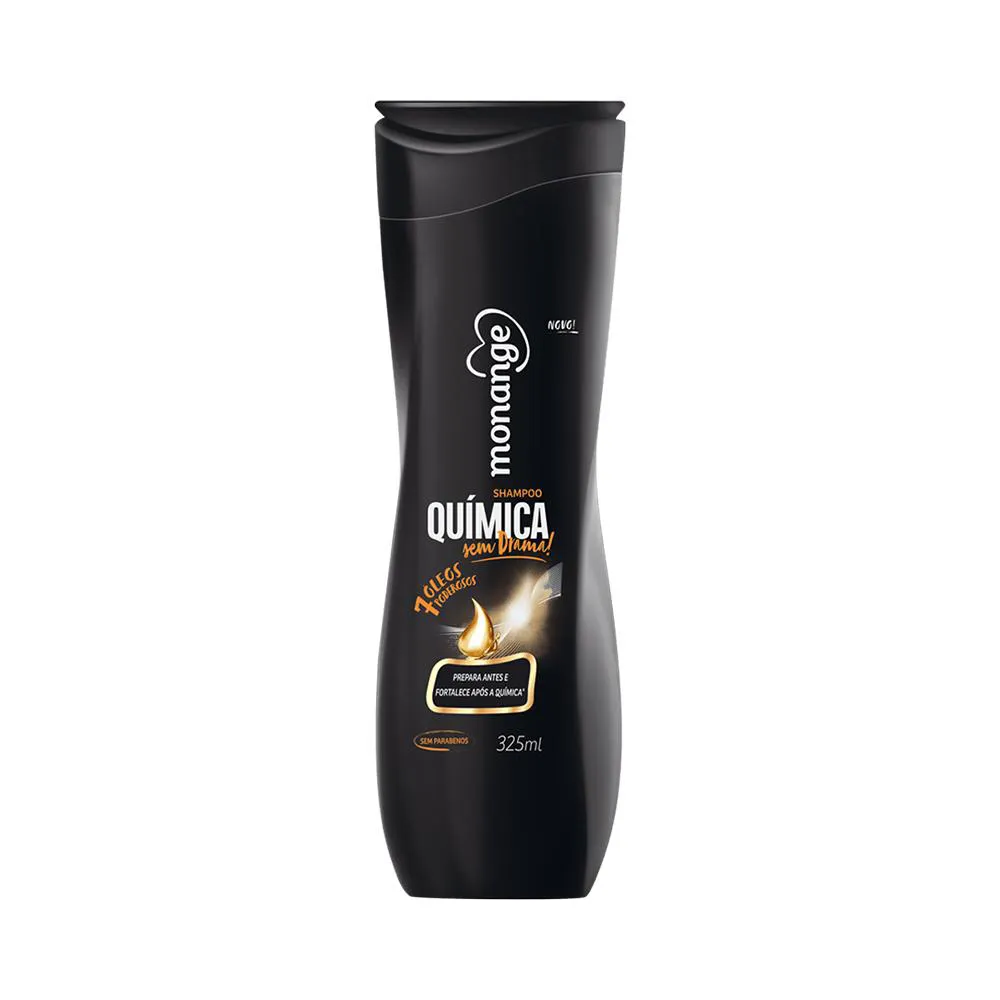 SHAMPOO MONANGE QUÍMICA SEM DRAMA 325ML