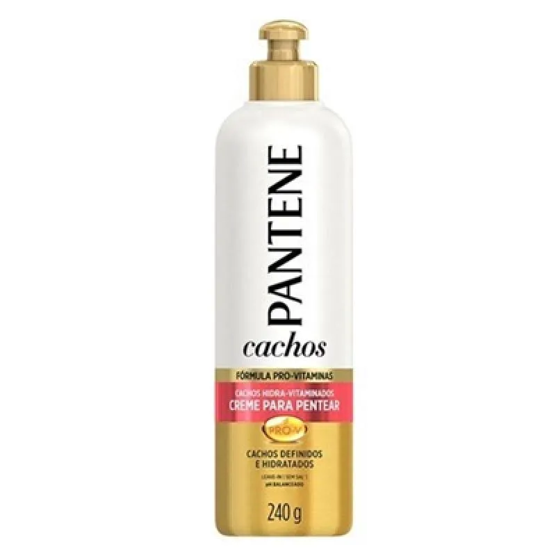 CREME PARA PENTEAR PANTENE PRO-V CACHOS HIDRA-VITAMINADOS 240G