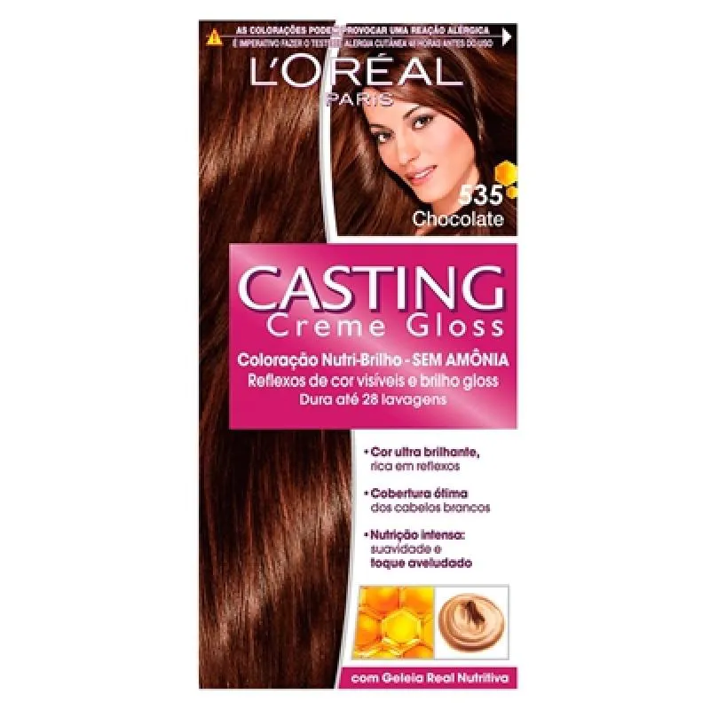 TINTURA SEMI-PERMANENTE CASTING CREME GLOSS 535 CHOCOLATE L´ORÉAL