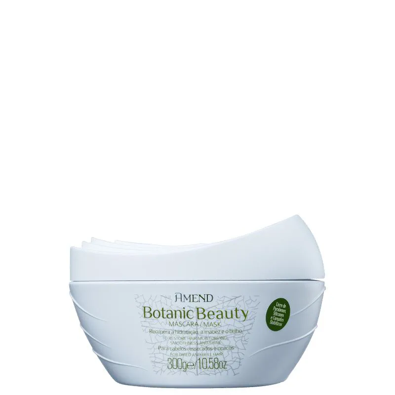 AMEND BOTANIC BEAUTY ÓLEO DE MORINGA & EXTRATO DE JASMIM MÁSCARA CAPILAR 300G