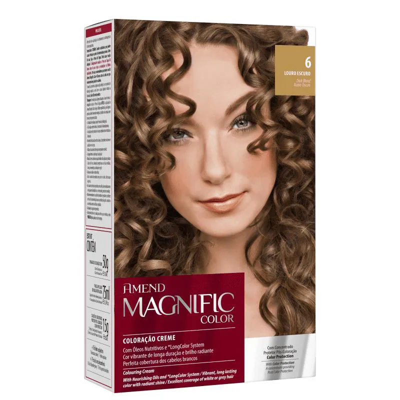 AMEND MAGNIFIC COLOR 6 LOURO ESCURO COLORAÇÃO