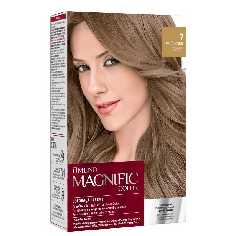 AMEND MAGNIFIC COLOR 7 LOURO NATURAL - COLORAÇÃO 200G