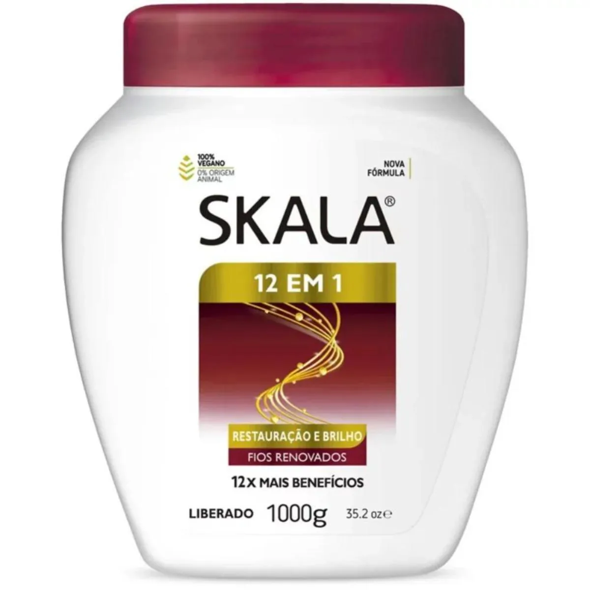 CREME DE TRATAMENTO SKALA PROFISSIONAL 12 EM 1 PLUS 1KG