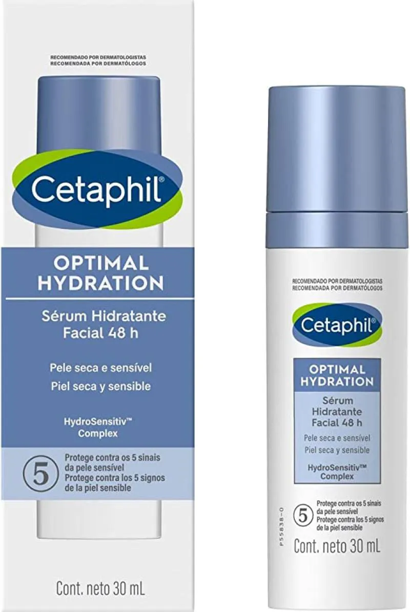SÉRUM HIDRATANTE FACIAL CETAPHIL OPTIMAL HYDRATION 48H COM 30ML