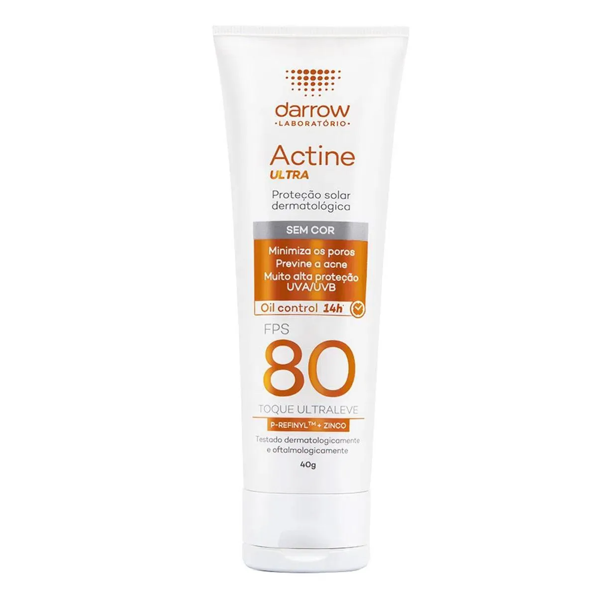 PROTETOR SOLAR DARROW ACTINE SOLAR FPS 80 - 40G