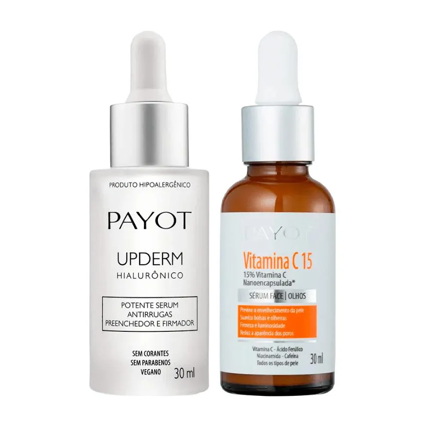 KIT PAYOT UPDERM + SERUM VITAMINA C15