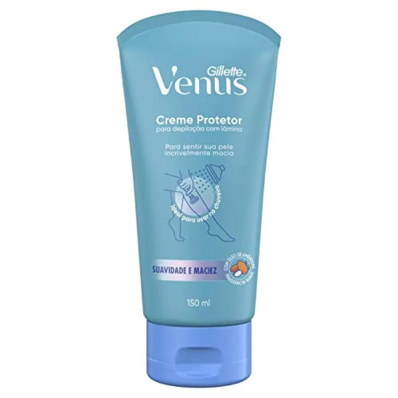 CREME PROTETOR PARA DEPILAçãO GILLETTE VENUS SUAVIDADE E MACIEZ 150ML