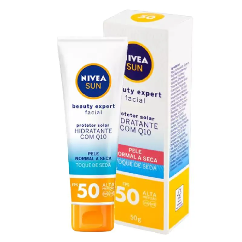 NIVEA SUN PROTETOR SOLAR FACIAL BEAUTY EXPERT FPS 50 - 50G