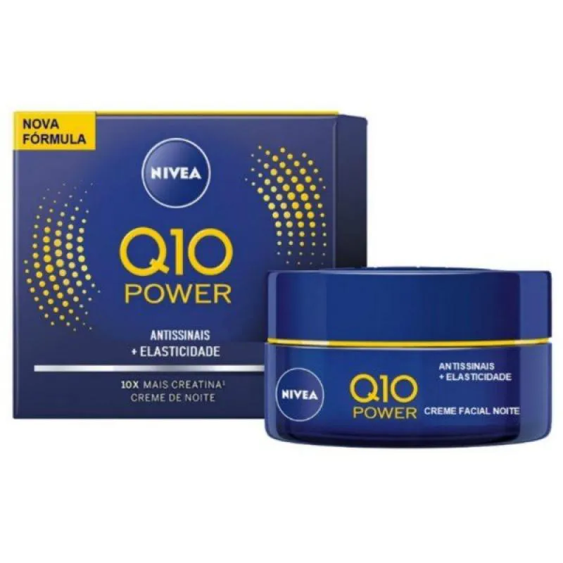 Q10 POWER ANTISSINAIS  + ELASTICIDADE CREME FACIAL NOITE - 50G