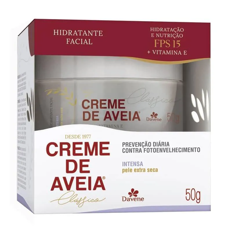 DAVENE CREME DE AVEIA FPS15 INTENSA 50G