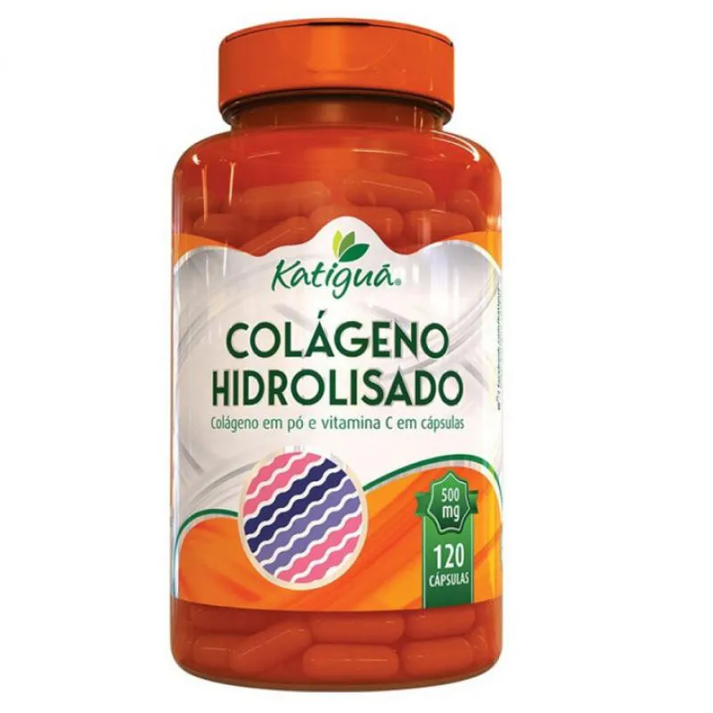 COLÁGENO HIDROLISADO COM VITAMINA C - 120 CÁPSULAS – KATIGUA