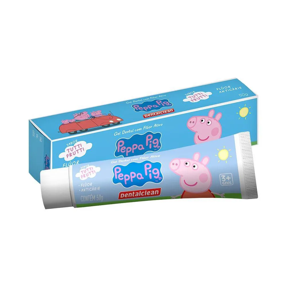 Pasta de Dente Dentalclean Infantil Peppa Pig Tutti-Frutti 50g