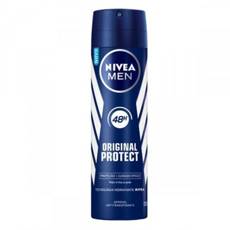Desodorante Antitranspirante Aerosol Nivea Men Original Protect 48h 150ml