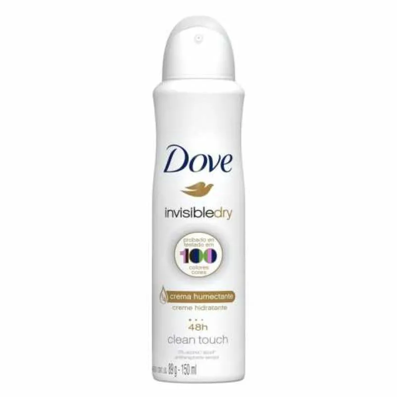 Desodorante Antitranspirante Aerosol Dove Invisible Dry Feminino 48h 150ml 