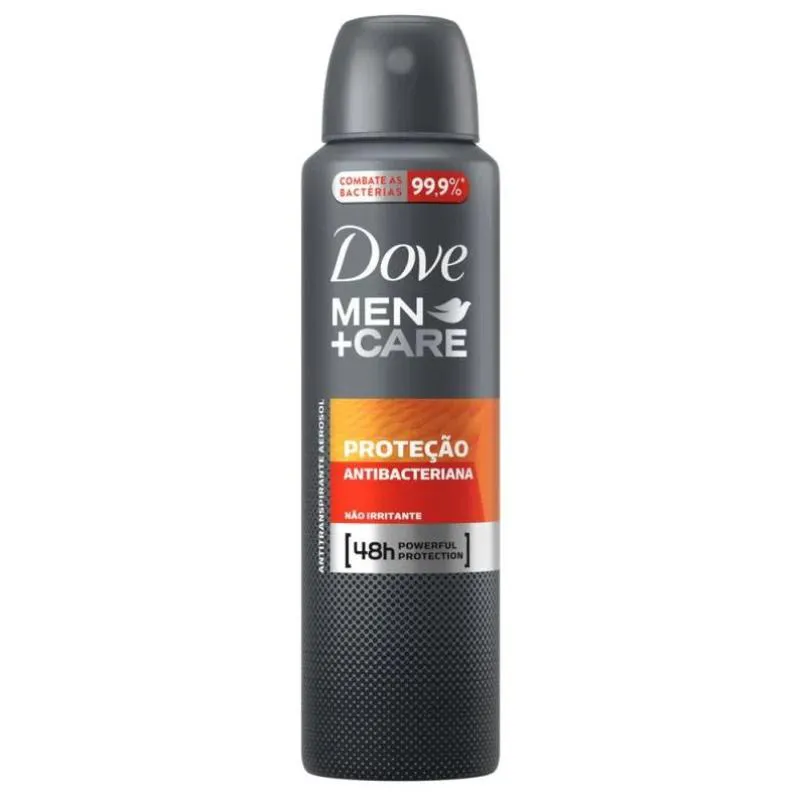 Desodorante Antitranspirante Aerosol Dove Men +Care Proteção Antibacteriana 48h 150ml