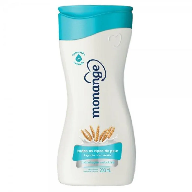 HIDRATANTE CORPORAL MONANGE IOGURTE COM AVEIA 200ML