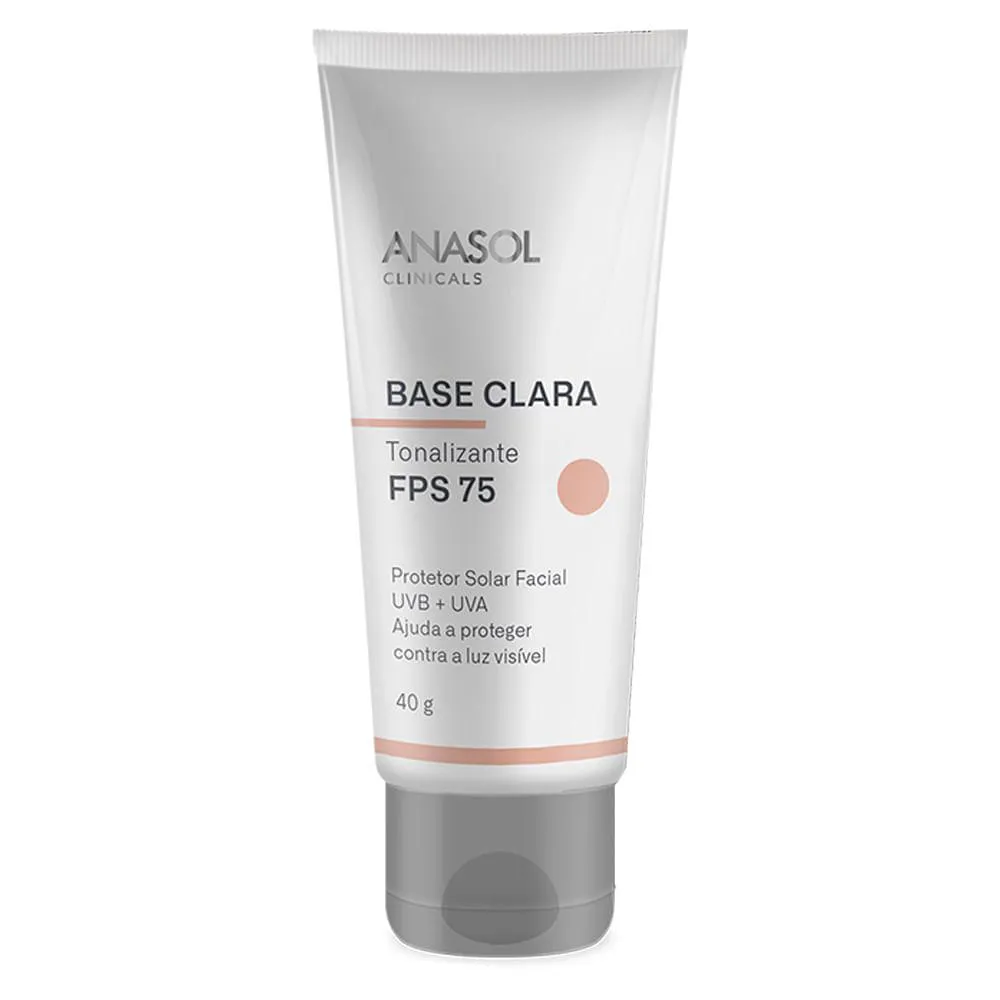 PROTETOR SOLAR BASE CLARA ANASOL CLINICALS FPS75 COM 40G