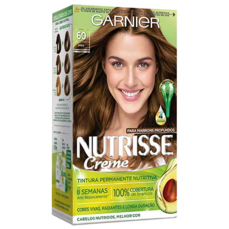 TINTURA GARNIER PERMANENTE NUTRISSE CREME 60 AVEIA