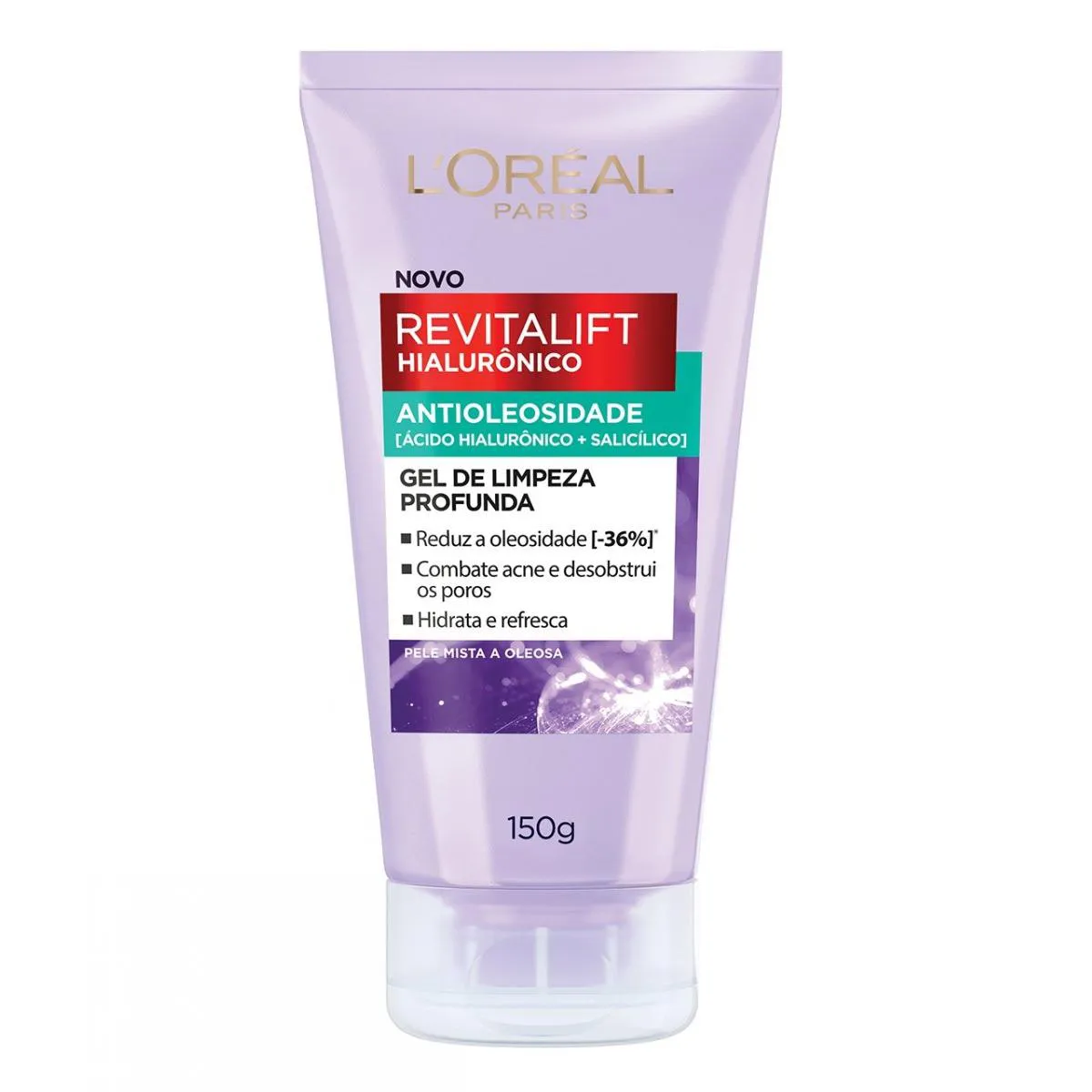 GEL DE LIMPEZA ANTIOLEOSIDADE L´ORéAL PARIS REVITALIFT HIALURôNICO 150G
